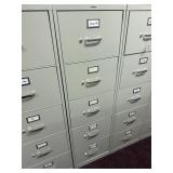 Hon 5 drawer legal filing cabinet