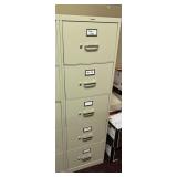 Hon 5 drawer legal filing cabinet