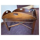 Mahogany Buttlers Tray table
