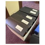 (5) 3.5in Binder Folders