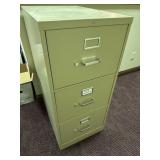 Hon 3 drawer legal filing cabinet