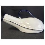 Vtg. Enamelware male urinal