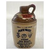 McCormick platte valley whiskey stoneware jug