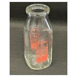 Bordenï¿½s Dairy Glass Half Pint Milk Bottle