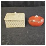 (2) Vintage Trinket Boxes: Occupied Japan/ Japan