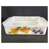 Anchor Hocking Fire King ovenware 8in baking dish