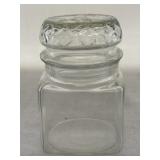Planters peanuts mini glass jar w/ lid