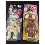 2 Ty Teenie Beanies - Glory & Brittannia Bears,