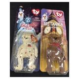 2 Ty Teenie Beanies - Glory & Brittannia Bears,