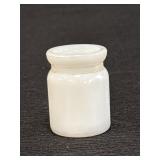 White Milk Glass Miniature Creamer