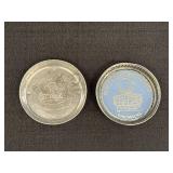 2- 3" Souvenir Coasters - Chicago Science Museum &