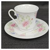 Floral Napco Teacup & Saucer
