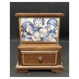 Hummel Style Jewelry Music Box