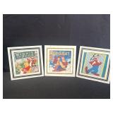 Winnie the Pooh, Hercules, & goofy framed pictures