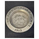 Avon trinket dish w/ 1913 Buffalo Nickel design