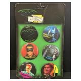 1995 DC Comics Batman Forever pinback buttons w/