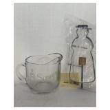 Mrs Buttersworth syrup pitcher & 1998 mold/