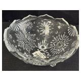 Mikasa Snowflake holiday classic footed candy bowl