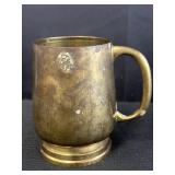 Brass mug/cup that has the name "Dave" on it