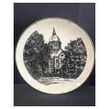 Vtg. 1975 Notre Dame commemorative plate of the