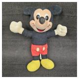 Vintage Playskool Mickey Mouse 9in Plush Doll