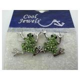 Cool Jewels Frog Earrings
