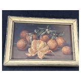Atlas Embossed Picture Co 3D oranges wall art,