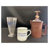 Nestle Quik Mixer Pitcher, Sundae Cup, & Mug