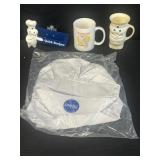 Pillsbury chef hat, quick recipes holder, cup &