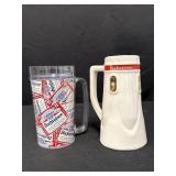 Budweiser Glass & Plastic Beer Mug