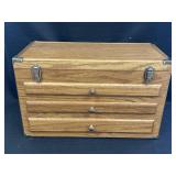 Wooden 4 Drawer Jewelry Box