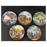 5- 4" Avon American Portraits Collector Plates