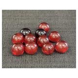 Red Glass Marbles