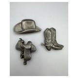 Western Style Button Covers