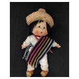 Mexican Spanish soft body doll featuring a rubber