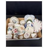 Variety of Teacups & Saucers