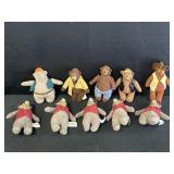 Variety of McDonaldï¿½s happy meal country bear toys