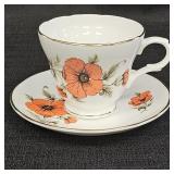 Crown Trent Fine Bone China Teacup & Saucer