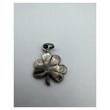 Sterling Clover Charm