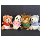 1981 Shirt Tales character collection plush toys