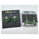 Green Stone Earrings