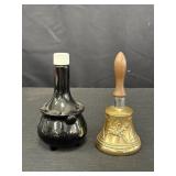Avon Glass Cologne Bottle & Bell Cologne