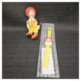 Ronald McDonald Plush Finger Puppet & Watch