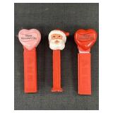 3 Holiday Pez dispensers