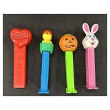 4 Holiday Pez dispensers