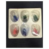 Colorful Glass Angel Ornaments