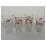 John A. Hook Drug Store soda fountain glasses