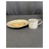 Aluminum Nursery Rhyme Plate & Cup