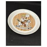 Billy "the Kid" Holiday on rocking horse plate