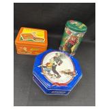3 collectible tins - Reeseï¿½s & Snickers series &